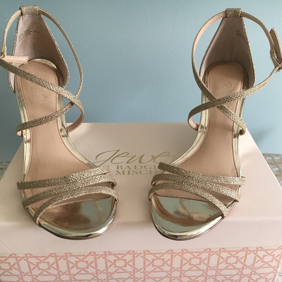 JEWEL BADGLEY MISCHKA Wedge Sandal Size 8 - Picture 1 of 2